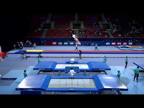 FAN Xinyi (CHN) W - 2022 Trampoline Worlds, Sofia (BUL) - Q Trampoline Exercise 1
