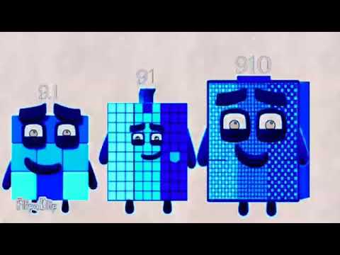 Numberblocks Silent Sneeze Compilation 1.6 and 9.1 family