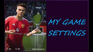 FC25 - Game setting helps you have a better experience in performance