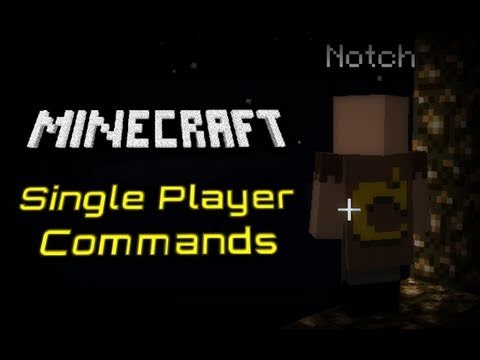 AntVenom - Minecraft: Single Player Commands Tutorial!
