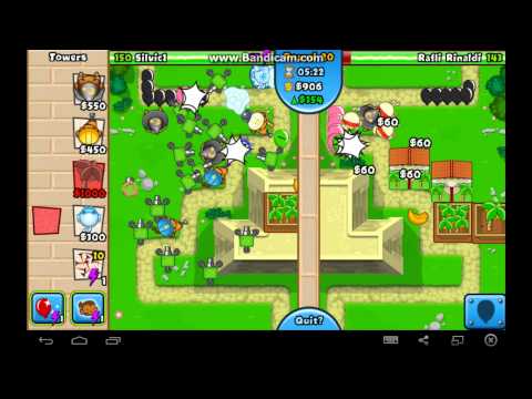 Mobile Gaming: BTD Battles- Beating Pros?! (PAUSE)