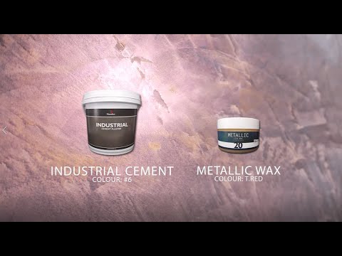 Macoavell Special Effect - Cement texture with T.red Wax