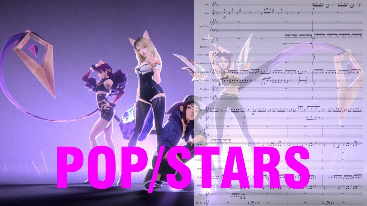 POP/STARS | K/DA - Sheet music
