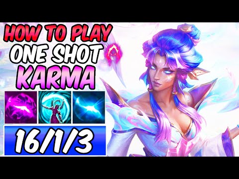 FULL BURST KARMA IS BROKEN - How To Play Karma Guide | New Build & Runes | League of Legends