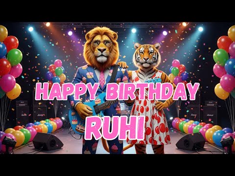 RUHI Happy Birthday Song - Happy Birthday to Ruhi