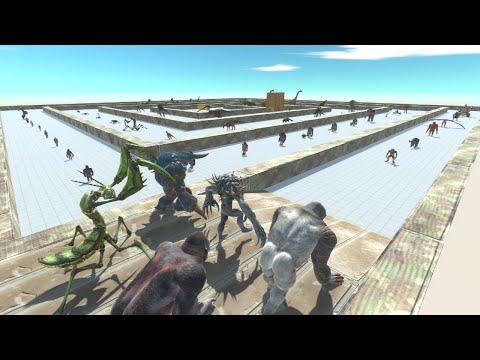 Boss + Old Goro Death Run - Animal Revolt Battle Simulator