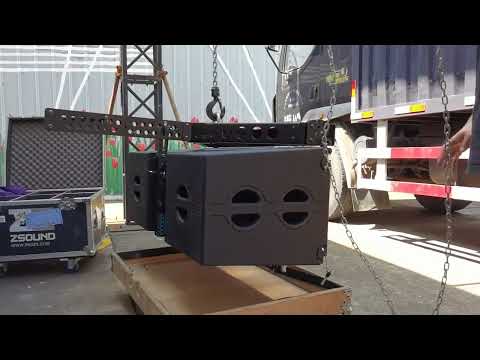 LC215 Dual 15inch line array speaker hanging