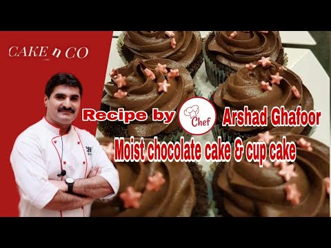 Moist chocolate cake & cups  cake