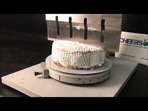 Ultrasonic equipment chiffon cake cutting - CHEERSONIC