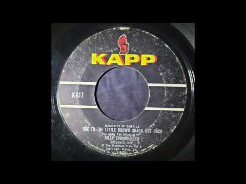 (Unrestored) Billy Edd Wheeler - Ode to the Little Brown Shack Out Back