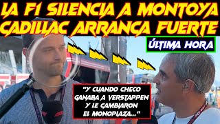 LA F1 VETA EN DIRECTO A MONTOYA POR DECIR LA VERDAD DE LAS TRETAS DE RED BULL F1 VS. SERGIO PÉREZ