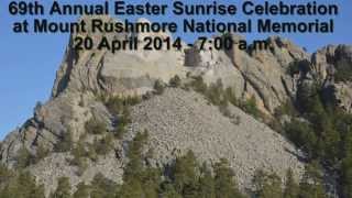 Rushmore Easter Sunrise 2014