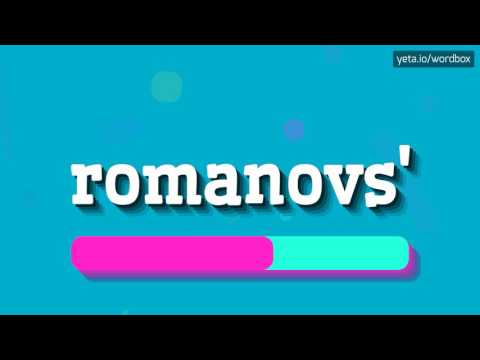 ROMANOV - HOW TO PRONOUNCE IT? #romanov