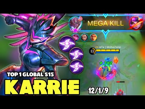 KARRIE BEST BUILD 2021 | TOP 1 GLOBAL KARRIE GAMEPLAY | MOBILE LEGENDS✓