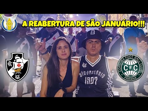 VASCO 5 X 1 CORITIBA FESTA NA REABERTURA DE SAO JANUÁRIO