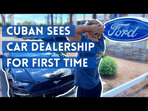 Cuban Sees Car Dealership for First Time (Firsts in America)
