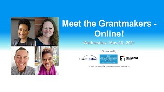 Meet the Grantmakers - Bush Fdn, David Bohnett Fdn, Chautauqua Region Community Fdn