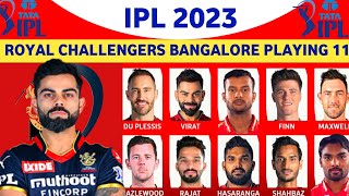 Royal Challengers Bangalore (RCB) Playing 11 IPL 2023 || RCB new Players IPL 2023