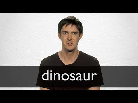 How to pronounce DINOSAUR in British English