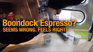 Simpresso Portable Espresso Machine Demo -- Get Wired without Wires!