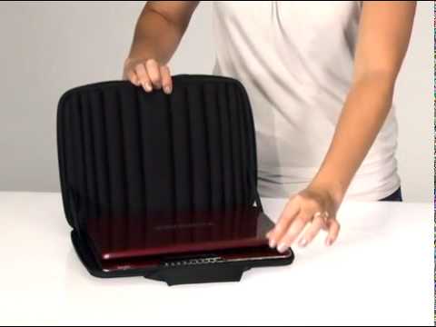 Borsa in EVA/Nylon per Laptop Case Logic 32,5x3,5x24,5 cm Nero QNS111K