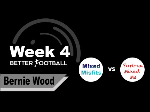 Porirua Mixed vs Mixed Misfits - W4/Mixed/Bernie Wood