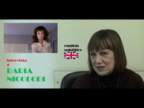 INTERVISTA A DARIA NICOLODI ( english subtitles )