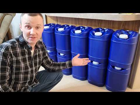 The RIGHT Way to Store Water Long-Term for Emergencies!