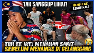 Download lagu 💔🇲🇾 TAK SANGGUP LIHAT❗TOH EE WEI MENAHAN SAKIT SEBELUM MENANGIS DI GELANGGANG 😭🏸 mp3
