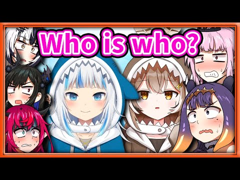 HoloEN Girls Still being Confused with Gura's and Mumei's Voice After 2 Years 【HololiveEN】