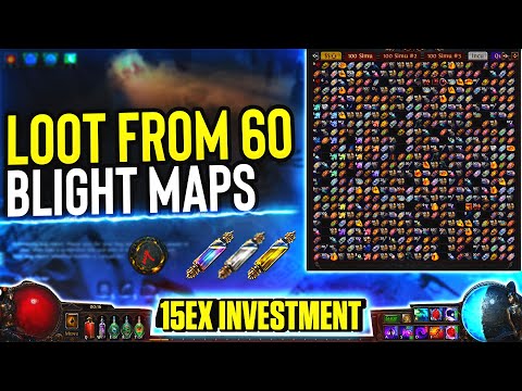 POE 3 14 Loot from 60 Blight Maps: Is it worth it
