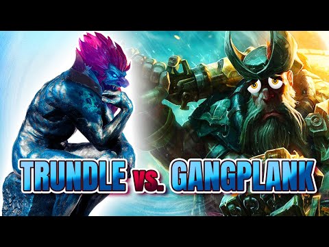 BATTLE OF THE OTPs - Trundle vs. Gangplank- Top Lane Gameplay Commentary