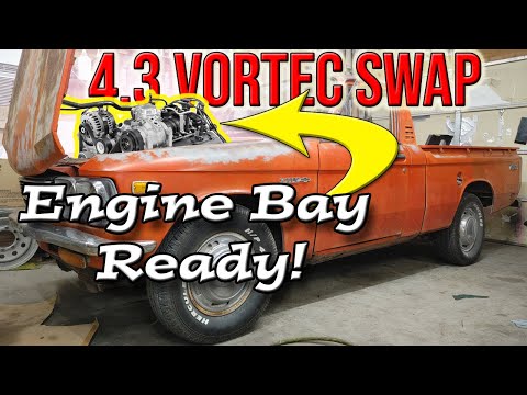 Chevy LUV 4.3 Vortec V6 Swap | Engine Bay Fabrication and Preparation | Ep. 1
