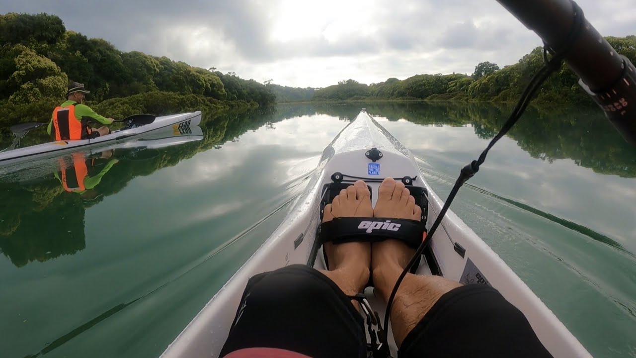 Beautiful* flat water paddle - Epic V10L / Fenn Bluefin S surfskis