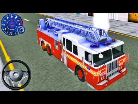 Fire Truck Driving Simulator 2020 🚒 Real Emergency Services Game #5 - Android GamePlay