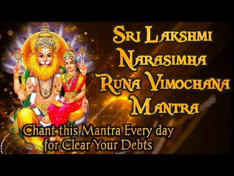 Sri Lakshmi Narasimha Runa Vimochana Stotram