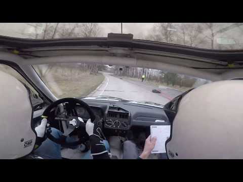 1 Runda SMT 2020 Sebastian Styrna / Krzysztof Maciołek Peugeot 205 Rallye onboard