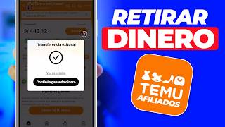 ✅ Retirar DINERO de TEMU AFILIADOS a PAYPAL / CRÉDITO.