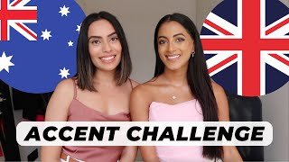 BRITISH TRIES AUSTRALIAN ACCENT CHALLENGE | With @Tanvix
