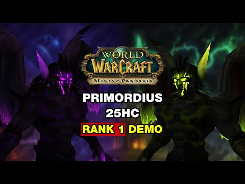 Demonology Warlock vs Primordius 25HC (Rank 1 Parse)  | Throne of Thunder