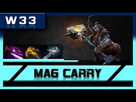 Dota 2 VOD w33 Magnus Carry | Full Game Pro Guide Gameplay