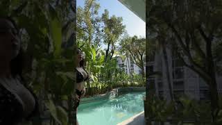 Pakai bikini di Kolam renang - TikTok Seksi Indonesia