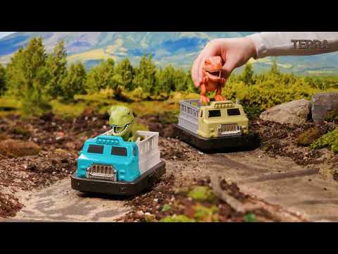 Dueling Dino Bumper Cars - Bump to Win! | Terra by Battat