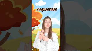 Let's learn months of the year🍁❄️🌸🌷  #englishsongs #learnenglish #earlyeducation #monthsoftheyear