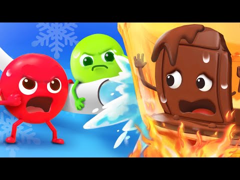 Colorful Candies Save the Chocolate | Learn Colors for Kids | Kid Cartoon | Best Animation | BabyBus