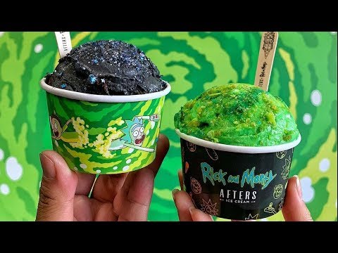 Rick & Morty Afters Ice Cream Pop Up