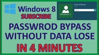 How to Remove Windows 8, 8.1 Password | Without Data Lose | 100%