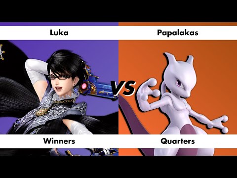 SSBU Just Playing the Game 25! Winner's Quarters: Luka (Cloud, Bayonetta) vs Papalakas (Mewtwo)