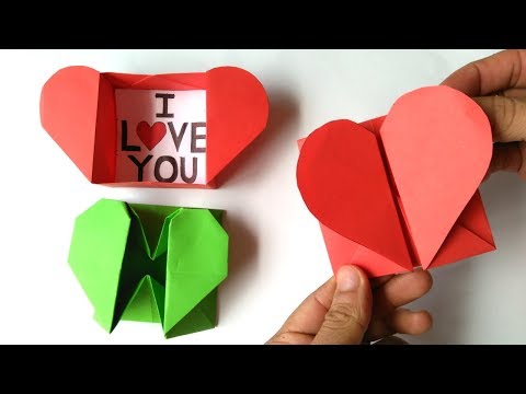Manualidad Para San Valentín: Caja Corazón de Origami