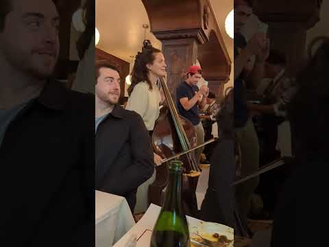 This is what happens when you flashmob a French restaurent..😱